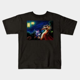 Lycoris Drawing in the Night Kids T-Shirt